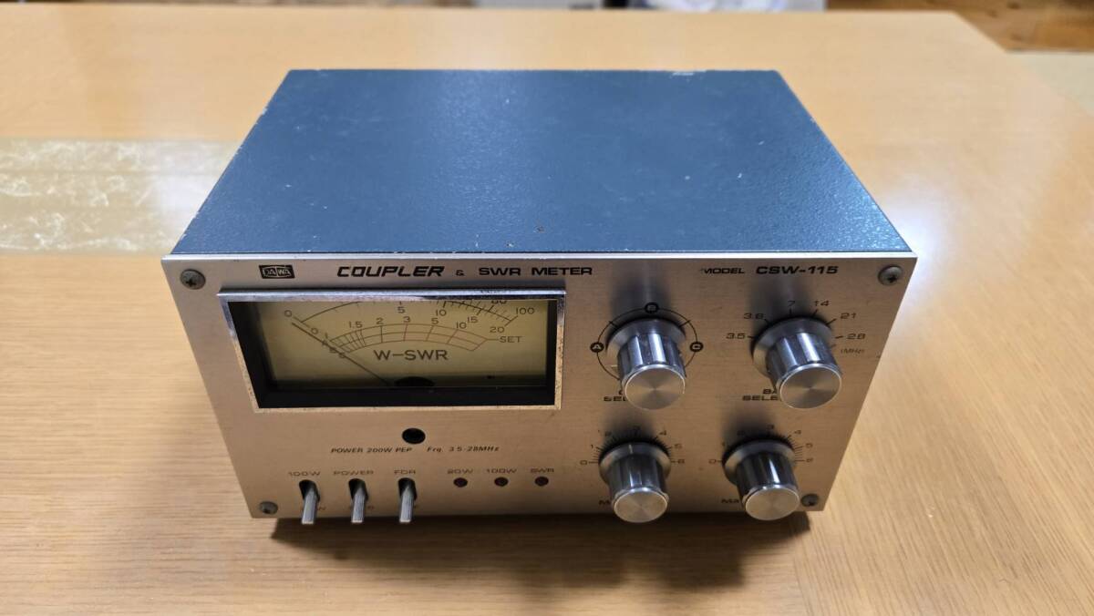 HF、CBにいかが？DAIWA製 COUPLER ＆ SWR METER CSW-115_画像1