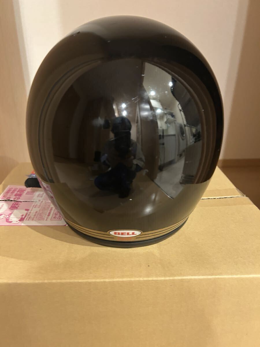 70s 80s BELL TOUR STAR черный S ракушка повышение ремонт settled / bell Tour Star Vintage full-face шлем Arthur полный ma- чёрный золотой 