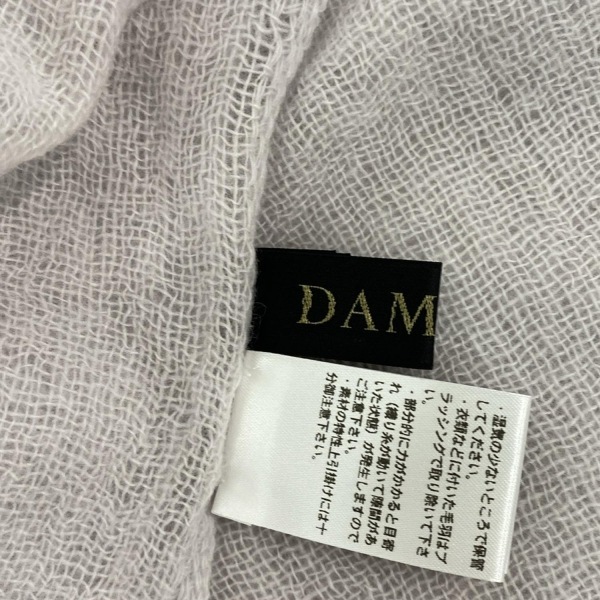da-ma коллекция DAMAcollection палантин ( шаль ) - кашемир светло-серый прекрасный товар muffler