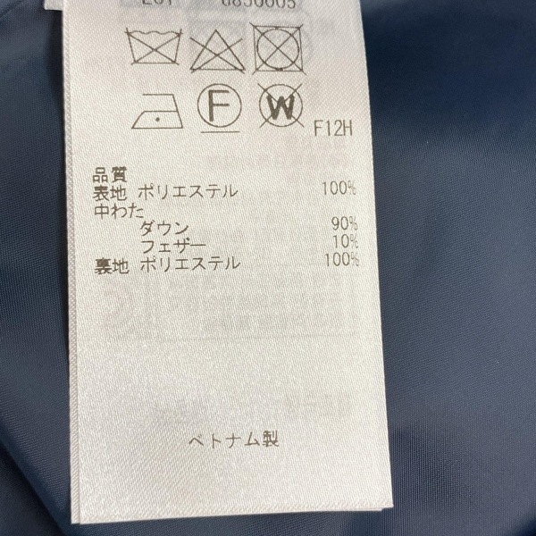 アイシービー ICB ダウンコート サイズ42 L - ダークネイビー レディース 長袖/冬 美品 コート_画像4