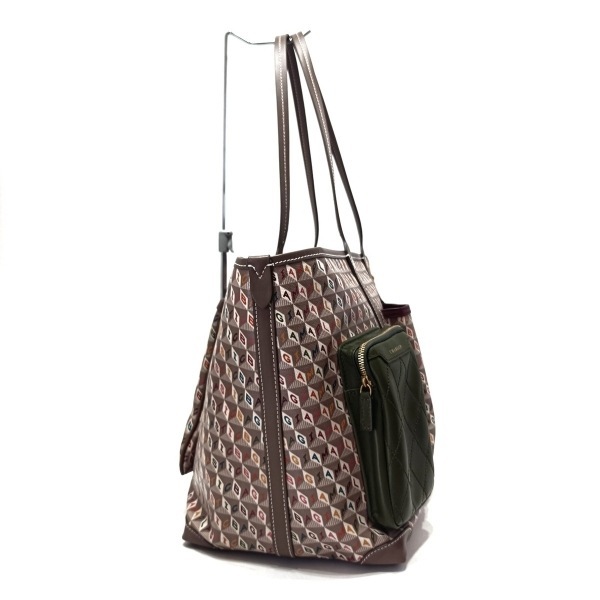 アニヤハインドマーチ Anya Hindmarch ショルダーバッグ - レザー ベージュ×ピンクベージュ×マルチ BITS&BOBS バッグ_画像2