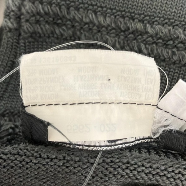  Salvatore Ferragamo FERRAGAMO/SalvatoreFerragamo свитер с длинным рукавом / вязаный размер S - темно-серый женский Zip выше tops 