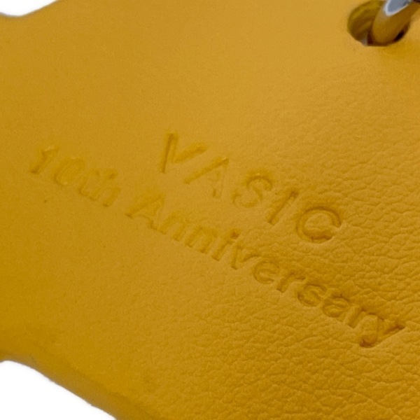 vajikVASIC брелок для ключа ( очарование ) - кожа слоновая кость × темный желтый × серебряный Heart / машина прекрасный товар брелок для ключа 