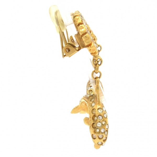  Salvatore Ferragamo FERRAGAMO/SalvatoreFerragamo серьги - Gold × прозрачный дельфин аксессуары ( уголок )