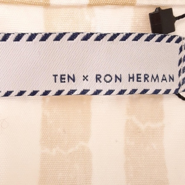 ロンハーマン Ron Herman サイズS - 白×ベージュ レディース ノースリーブ/ロング/TEN × RONHERMAn 美品 ワンピース_画像3