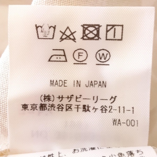 ロンハーマン Ron Herman サイズS - 白×ベージュ レディース ノースリーブ/ロング/TEN × RONHERMAn 美品 ワンピース_画像5