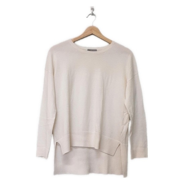 セオリーリュクス theory luxe 長袖セーター/ニット サイズ38 M - 黒×アイボリー レディース 美品 トップス_画像1