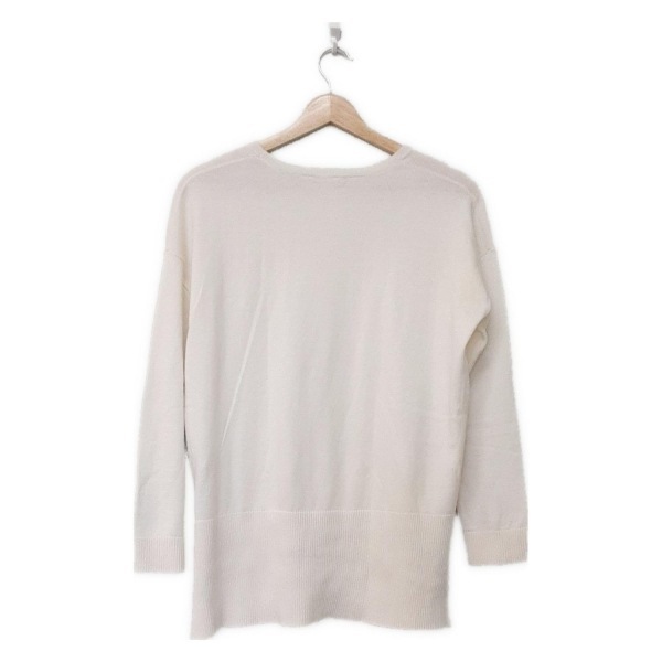 セオリーリュクス theory luxe 長袖セーター/ニット サイズ38 M - 黒×アイボリー レディース 美品 トップス_画像2