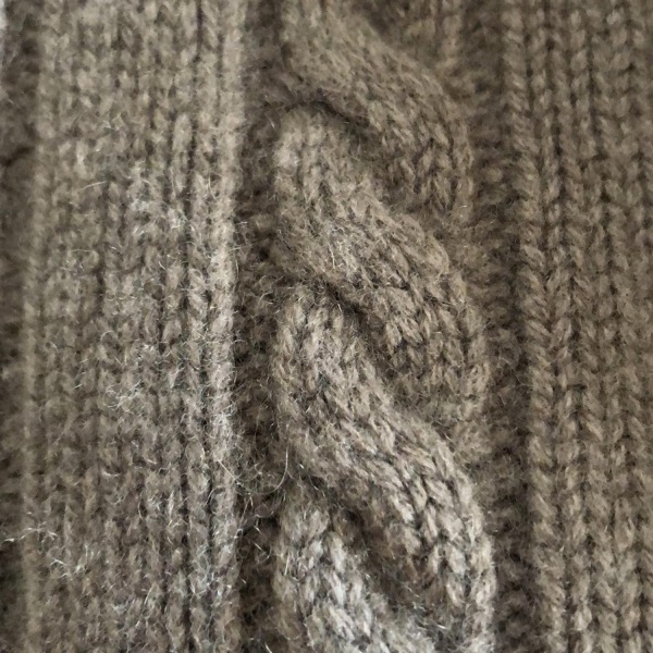 ドゥロワー Drawer 長袖セーター/ニット サイズ2 M - ピンクベージュ レディース クルーネック/カシミヤ混 トップス_画像6