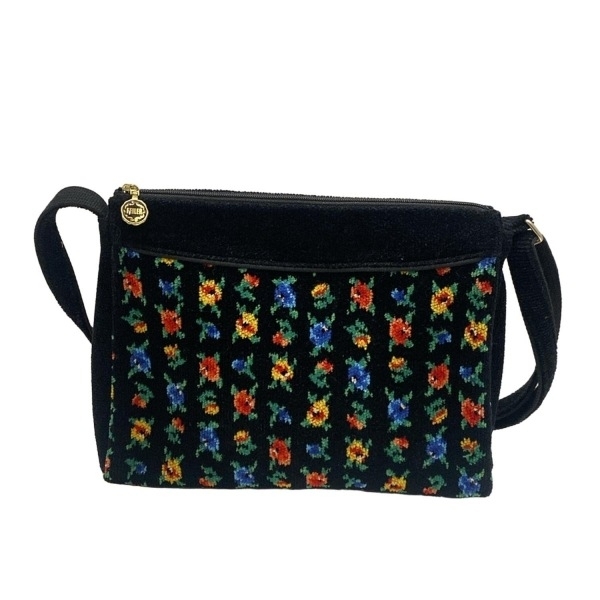  Feiler FEILER сумка на плечо - чёрный × красный × мульти- цветочный принт сумка 