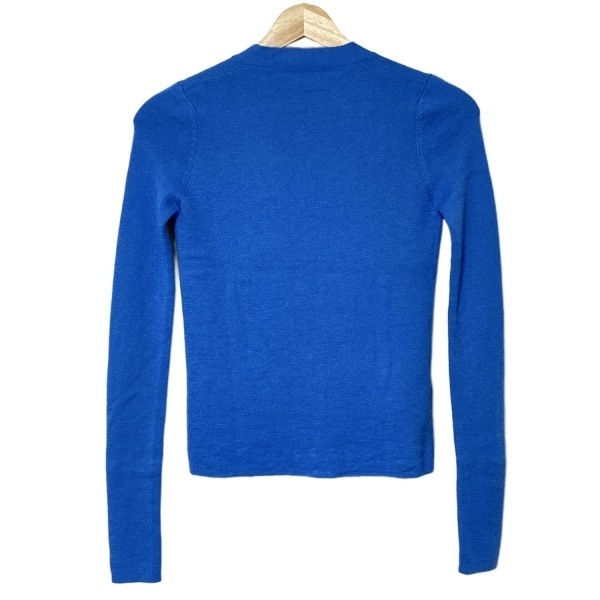  Prada PRADA кардиган размер 38 S - голубой женский длинный рукав / кашемир / шелк tops 