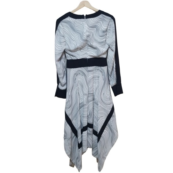 ビーシービージーマックスアズリア BCBGMAXAZRIA サイズXXS XS - 白×黒 レディース 長袖/ロング 美品 ワンピース_画像2