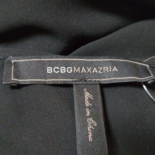 ビーシービージーマックスアズリア BCBGMAXAZRIA サイズXXS XS - 黒×ブルー×ライトグレー レディース キャミワンピ/ミニ 美品 ワンピース_画像3