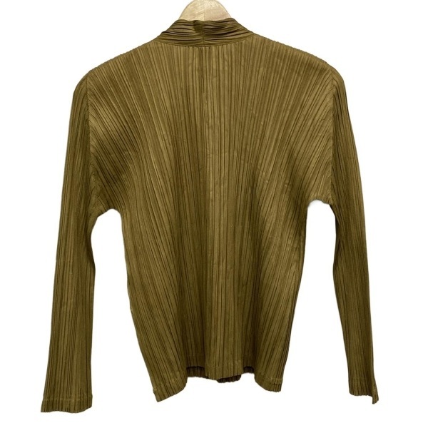 プリーツプリーズ PLEATS PLEASE 長袖シャツブラウス - ベージュ レディース 美品 トップス_画像2