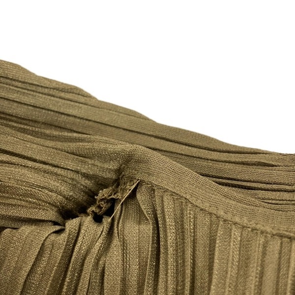 プリーツプリーズ PLEATS PLEASE 長袖シャツブラウス - ベージュ レディース 美品 トップス_画像6