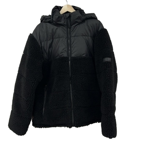 ハンター HUNTER ブルゾン サイズM - 黒 メンズ 長袖/ジップアップ/中綿/フード収納可/秋/冬 美品 ジャケット_画像1