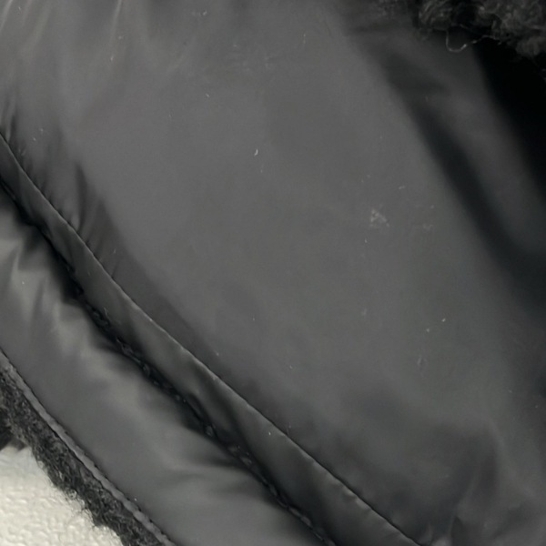 ハンター HUNTER ブルゾン サイズM - 黒 メンズ 長袖/ジップアップ/中綿/フード収納可/秋/冬 美品 ジャケット_画像7