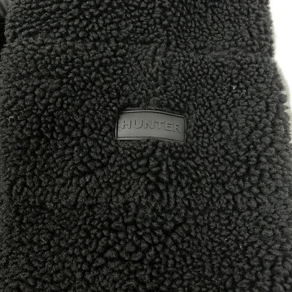 ハンター HUNTER ブルゾン サイズM - 黒 メンズ 長袖/ジップアップ/中綿/フード収納可/秋/冬 美品 ジャケット_画像8