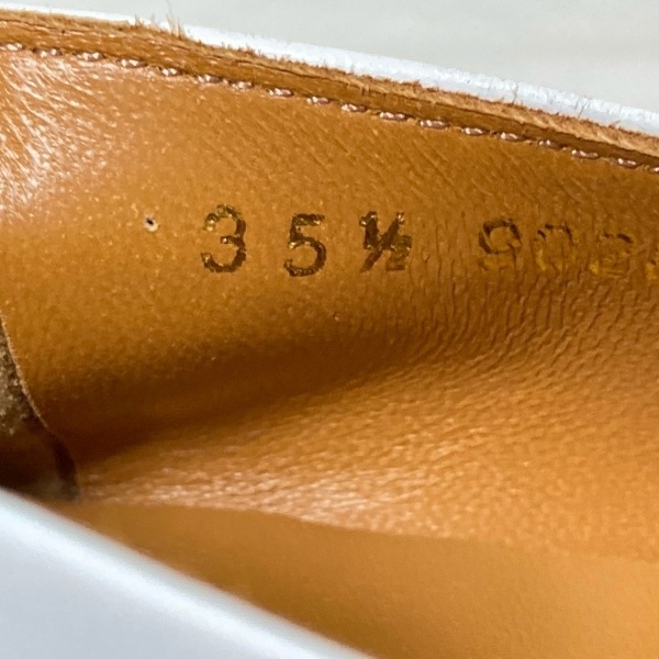 クレジュリー CLERGERIE スリッポン 35 1/2 - レザー 白 レディース ウェッジソール 靴_画像6