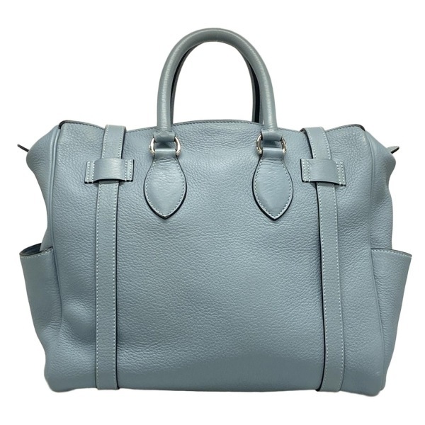 エルメス HERMES ハンドバッグ ピュールサングル31 シエル シルバー金具 □M バッグ_画像3