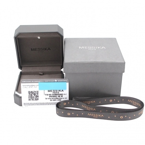 磨き済み■メシカ MESSIKA ネックレス 04323 ベビー ムーヴ K18PG×ダイヤモンド アクセサリー（首）_画像7