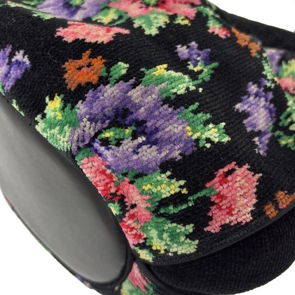  Feiler FEILER ручная сумочка - чёрный × розовый × мульти- цветочный принт / Mini сумка сумка 