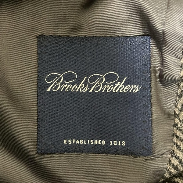 ブルックスブラザーズ BrooksBrothers サイズ40REG - 黒×ダークブラウン×ダークグレー メンズ 長袖/冬 ジャケット_画像3