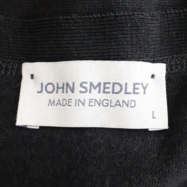 ジョンスメドレー JOHN SMEDLEY ベスト サイズL - 黒 メンズ 美品 トップス_画像3