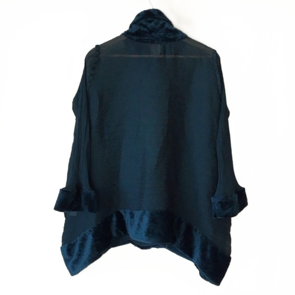 ミー/イッセイミヤケ me ISSEY MIYAKE 長袖カットソー - ブルーグレー レディース タートルネック 美品 トップス_画像2