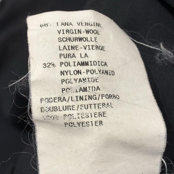 アルマーニコレッツォーニ ARMANICOLLEZIONI サイズ42 M - 黒 レディース クルーネック/ノースリーブ/ひざ丈 ワンピース_画像4