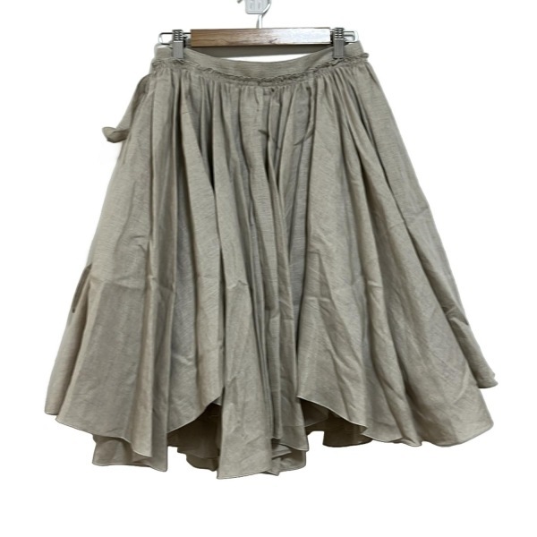  Foxey FOXEY юбка размер 40 M 38452linen букет бежевый женский колено длина / лен /chu-ru низ 