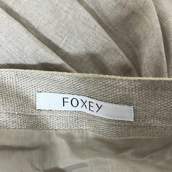  Foxey FOXEY юбка размер 40 M 38452linen букет бежевый женский колено длина / лен /chu-ru низ 