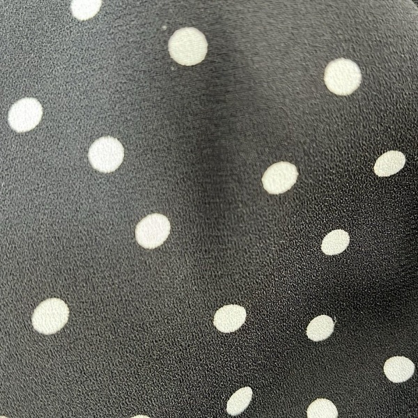 レリアン Leilian チュニック サイズ13＋ S - 黒×白 レディース クルーネック/半袖/ドット柄 ワンピース_画像6