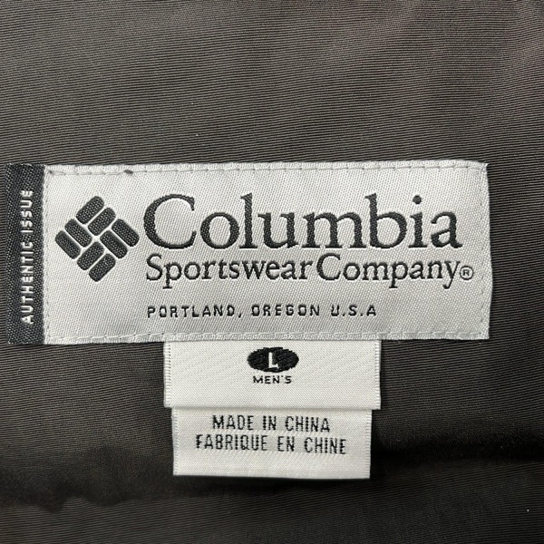 コロンビア columbia ダウンジャケット サイズL - ダークグレー メンズ 長袖/ジップアップ/冬 美品 ジャケット_画像3