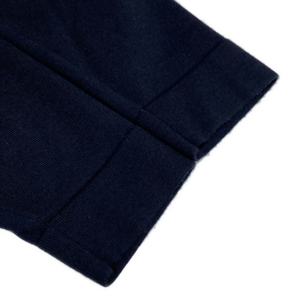 エルメス HERMES カーディガン サイズ38 M - カシミヤ、シルク ネイビー×白×マルチ レディース 長袖/ロング丈 美品 トップス_画像6