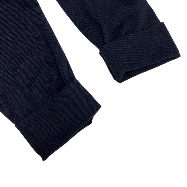 エルメス HERMES カーディガン サイズ38 M - カシミヤ、シルク ネイビー×白×マルチ レディース 長袖/ロング丈 美品 トップス_画像7