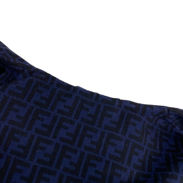  Fendi FENDI блузон размер 42 M FJ6993 A5HD - шерсть темный темно-синий × чёрный женский жакет 