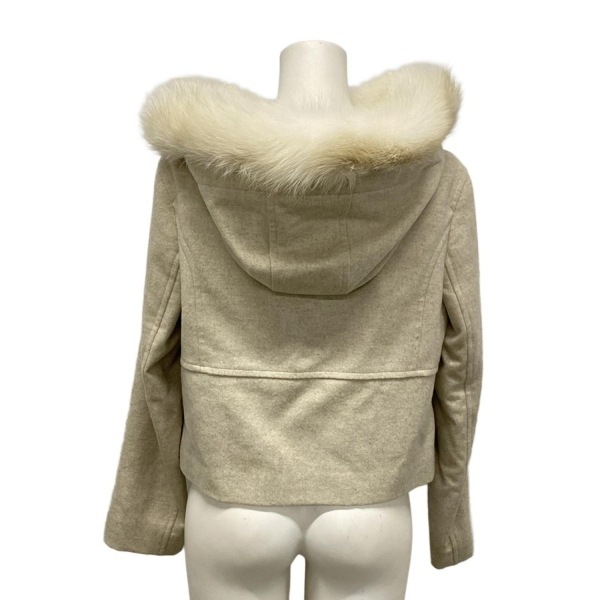  Foxey FOXEY блузон размер 40 M 43194 - кашемир бежевый женский длинный рукав / мех / зима / осень прекрасный товар жакет 