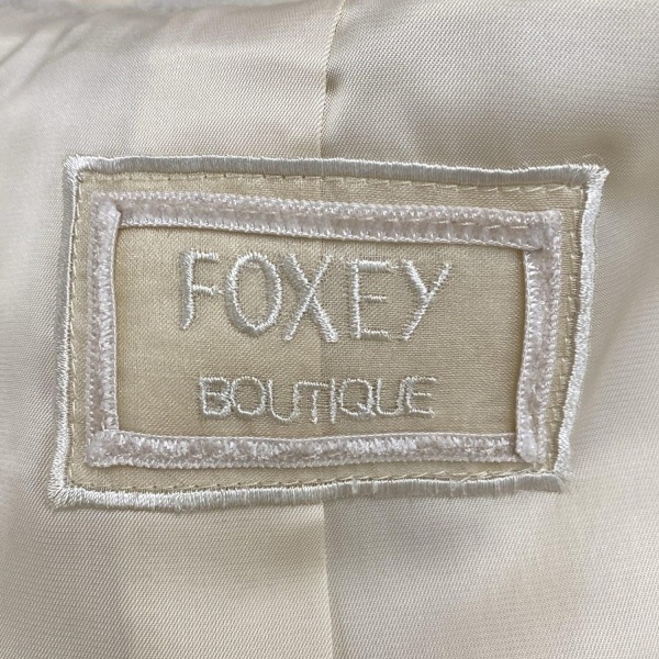  Foxey FOXEY блузон размер 40 M 43194 - кашемир бежевый женский длинный рукав / мех / зима / осень прекрасный товар жакет 