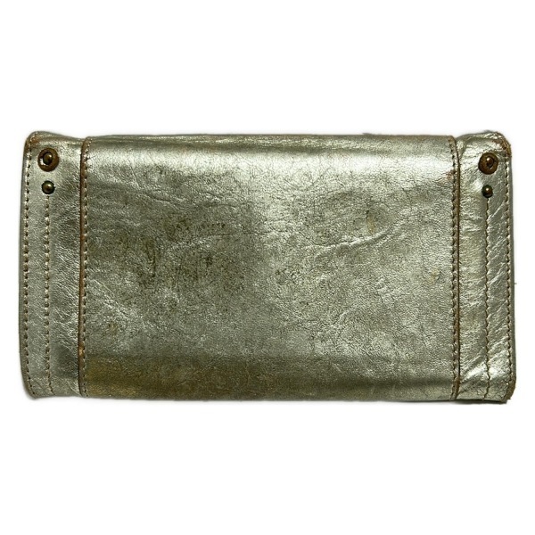 クロエ Chloe 長財布 パディントン レザー ゴールド 財布_画像2