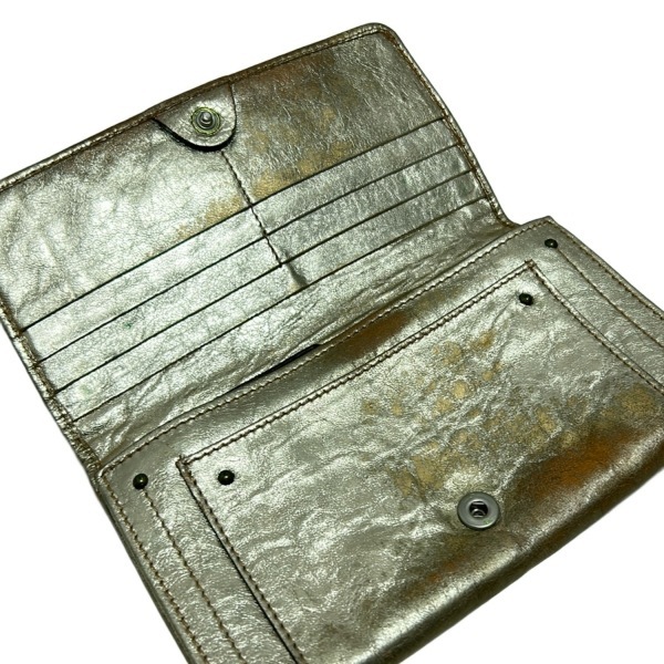 クロエ Chloe 長財布 パディントン レザー ゴールド 財布_画像3