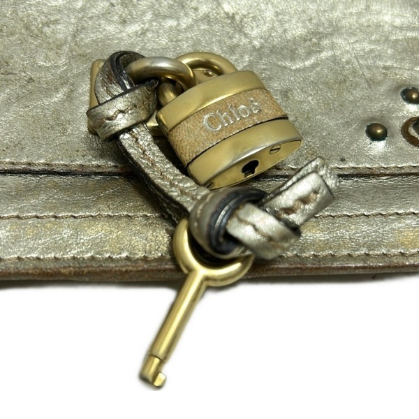 クロエ Chloe 長財布 パディントン レザー ゴールド 財布_画像6