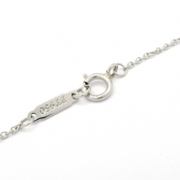 磨き済み■ティファニー TIFFANY&Co. ネックレス ペーパーフラワー オープンフラワー ペンダント Pt950×ダイヤモンド パヴェダイヤ_画像4