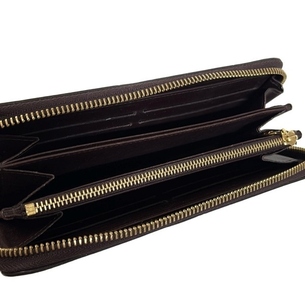  Louis Vuitton LOUIS VUITTON длинный кошелек M93522 Zippy бумажник кожа ama Ran toCA4114 кошелек veruni