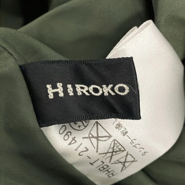 ヒロココシノ HIROKO KOSHINO ダウンベスト サイズ40 M - カーキ レディース 冬 美品 ジャケット_画像3