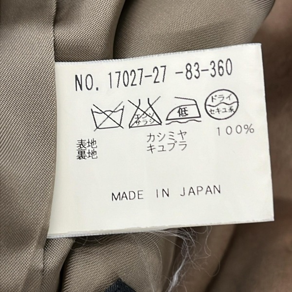 アナイ ANAYI サイズ36 S - ライトブラウン レディース 長袖/カシミヤ/秋/冬 美品 コート_画像4