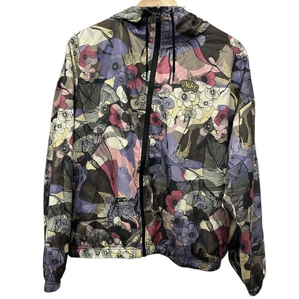 ナイキ NIKE ブルゾン サイズM - ライトパープル×ピンク×マルチ レディース 長袖/フラワー(花)/春/秋 美品 ジャケット_画像1