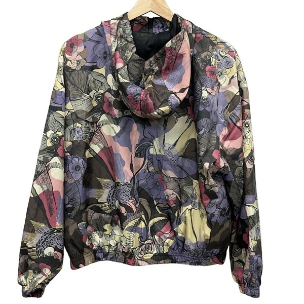 ナイキ NIKE ブルゾン サイズM - ライトパープル×ピンク×マルチ レディース 長袖/フラワー(花)/春/秋 美品 ジャケット_画像2