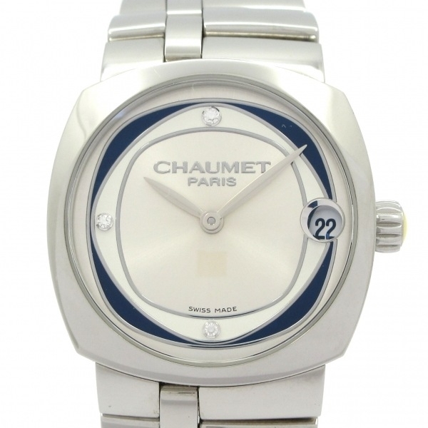 CHAUMET(ショーメ) 腕時計 ミスダンディ W11660-30K レディース SS/3Pダイヤインデックス シルバー_画像1