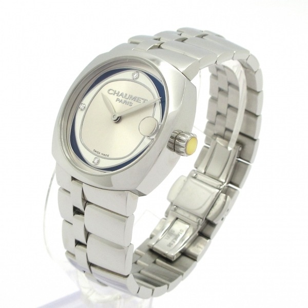 CHAUMET(ショーメ) 腕時計 ミスダンディ W11660-30K レディース SS/3Pダイヤインデックス シルバー_画像2